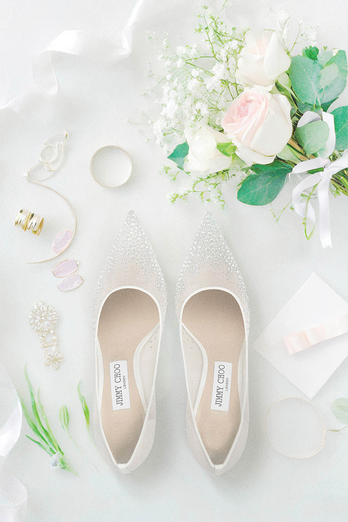 Image of a wedding flatlay
